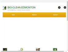 Tablet Screenshot of biocleanedmonton.com